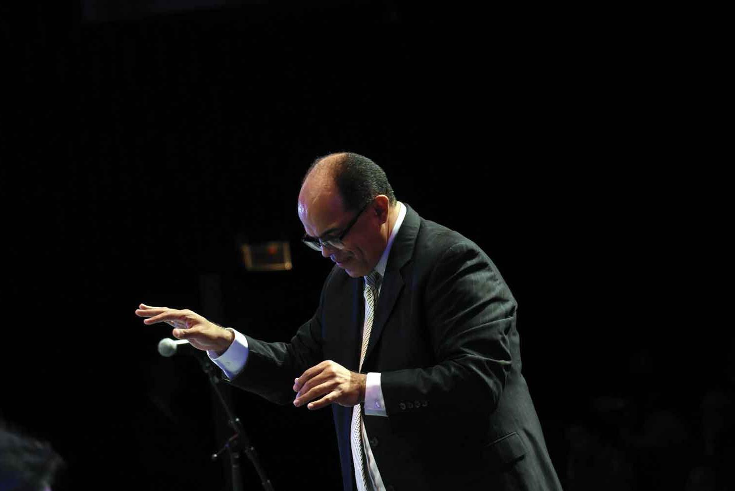 UNC Director of Music Technology Socrates Garcia, who is originally from the Dominican Republic, conducted part of the concert.